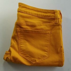 Stylus skinny jeans mustard yellow size 10